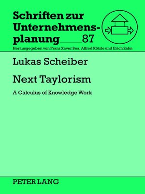 cover image of Next Taylorism